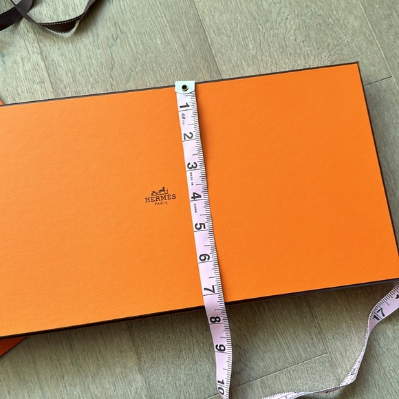 Hermes shopping bag, box, and original ribbon shawl 140 size - Picture 5 of 12